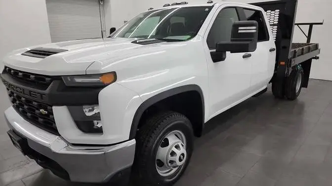 2020 CHEVROLET SILVERADO 3500 DURAMAX FLATBED KNAPHEIDE 4K WALKAROUND 13330Z