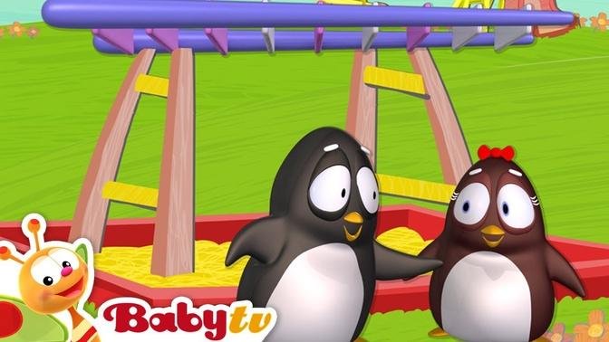 Pim & Pimba | Playing Fun Games for Kids with a Ladder | BabyTV