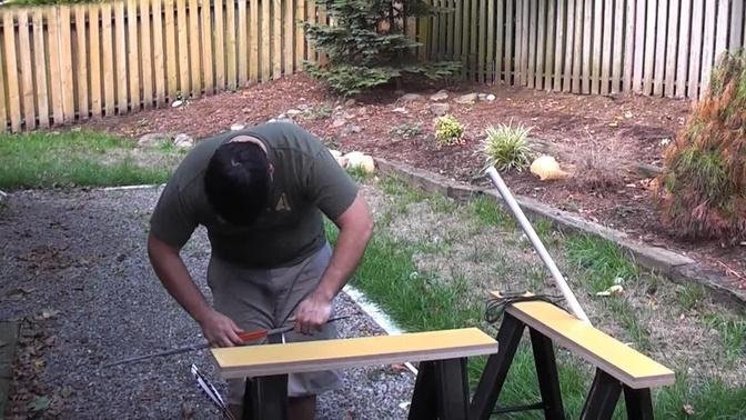 Building the 40 Pound No Heat PVC Bow in 7 Minutes