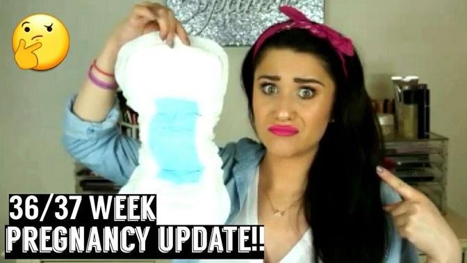 36/37 Week Pregnancy Vlog | Adult Diapers?! Doctor Felt Baby's Head? & Buy Buy Baby Haul