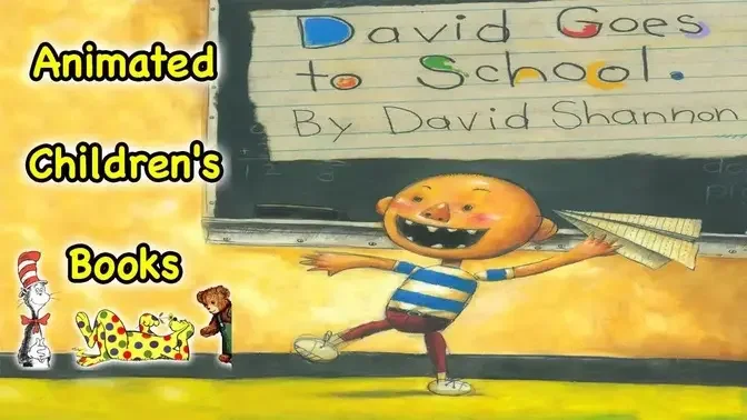 David Goes to School - Animated Children's Book