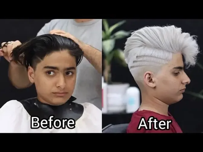 Haircut Transformation Tutorial - Hairstyle for Teenagers 2022