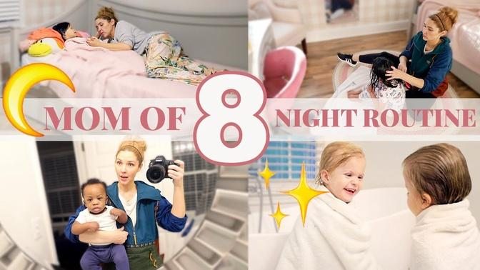 MOM OF 8 KIDS NIGHT TIME ROUTINE \\ Big Family Bedtime Routine 2020