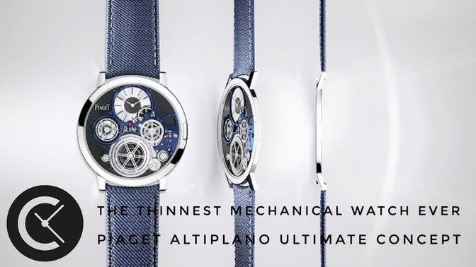 Watches & Wonders Highlight #2: Thinnest Mechanical Watch Ever: Piaget Altiplano Ultimate Concept