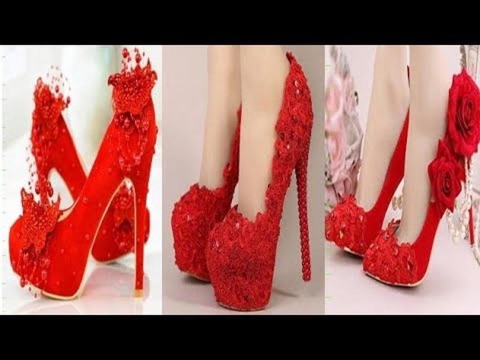 The most beautiful red high heel shoes