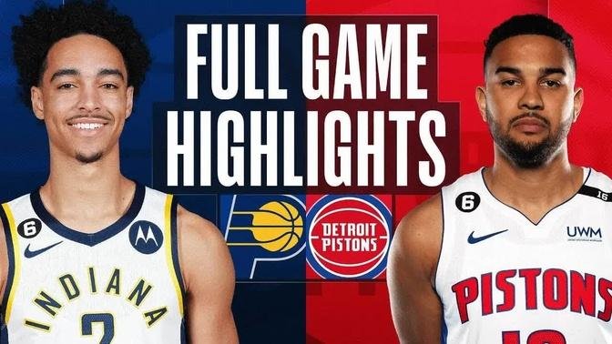 Indiana Pacers vs. Detroit Pistons Full Game Highlights | Mar 13 | 2022-2023 NBA Season
