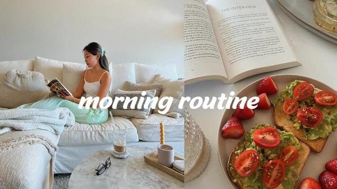 morning routine | calm mornings, healthy and productive habits