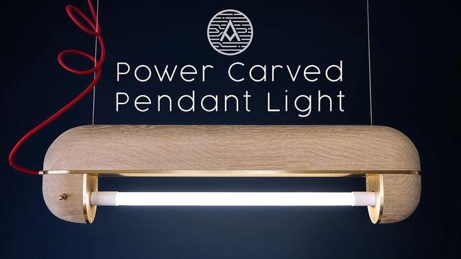 Power Carved Pendant Light