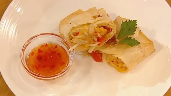 How To Make Vegetable Spring Rolls - I Can Cook Season 2 _ Easy Recipes _ Kids Craft Channel