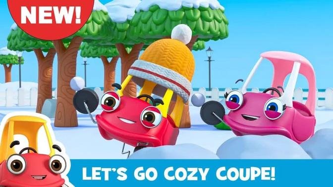 NEW! Snow on the Tracks Song! | Kids Videos | Let's Go Cozy Coupe - Cartoons for Kids