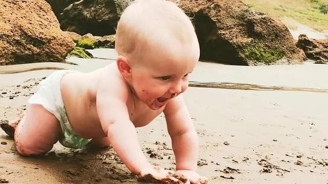 Try Not To Laugh: Funniest Baby Playing Outdoor #2 |Cute Baby Video