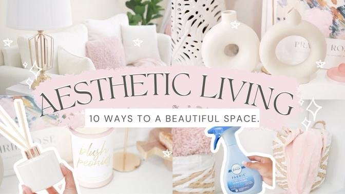 10 Simple Ways to have an Aesthetic Space  Home Decor   Roxy James  apartment  homedecor  aesthetic