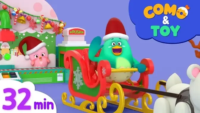 Como | Christmas gift delivery + More 32min | Learn colors and words | Como Kids TV