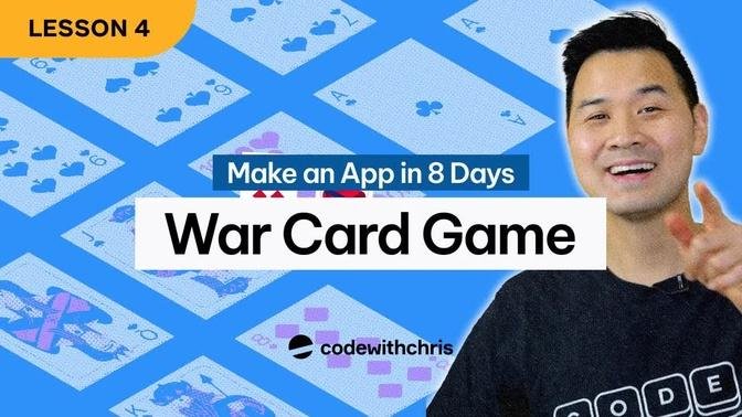 Starting The War Card Game App - Lesson 4 (2023 / Xcode 14 / SwiftUI)