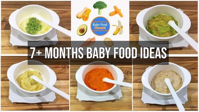 7 Months Baby Food Ideas – 5 Healthy Homemade Baby Food Recipes