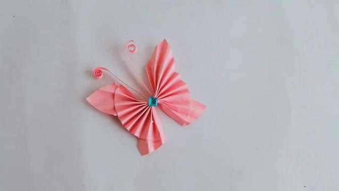 How to make beautiful paper butterfly | paper butterfly cutting | paper butterfly totorial