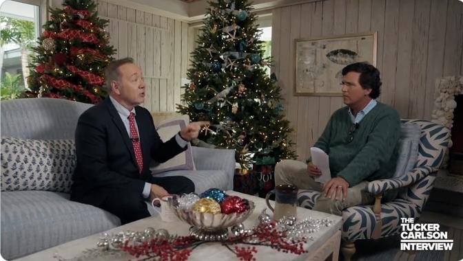 WATCH: Tucker Carlson’s Christmas Eve Special Features Kevin Spacey as ‘Frank Underwood’