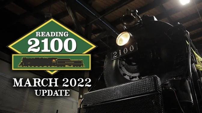 American Steam Railroad: Reading T1 no. 2100 Restoration Progress as of March 2022