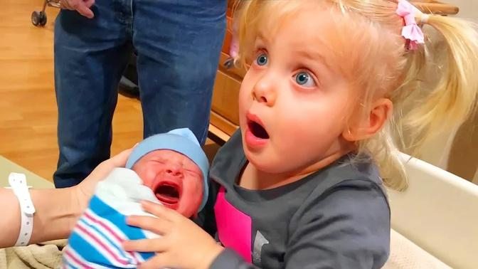Legendary Moments When Kids Meet Newborn Babies - Cute Baby Videos | Funny Baby Siblings | Baby Cute