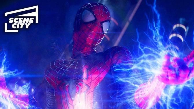 The Amazing Spider-Man 2: Spider-Man vs. Electro Final Fight (ANDREW  GARFIELD, JAMIE FOXX)