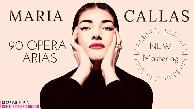 Maria Callas - 90 Opera Arias, Carmen, Norma, Tosca, Traviata, Butterfly.. NEW MASTERING (Ct.rec.)