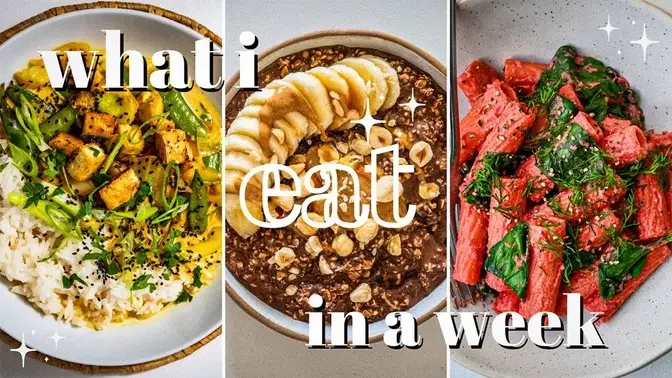 What I Eat In A Week (5 days of easy vegan spring meals 🌱)
