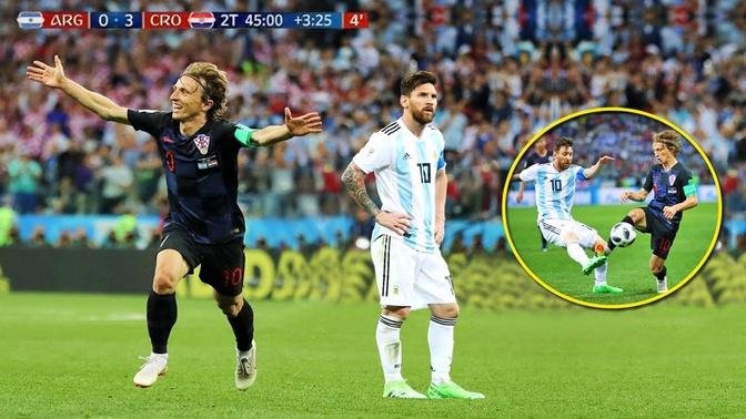 The day Luka Modric Destroyed Lionel Messi and Argentina