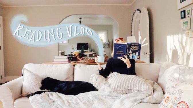 A WHIMSICAL READING VLOG __ 3 books in one day (Vlogmas Day 5).