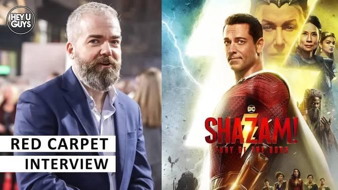 Shazam! Fury of the Gods Premiere- director David F. Sandberg on Helen Mirren & maybe Shazam 3?