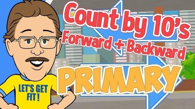 Count by 10's Forward and Backward | Primary | Jack Hartmann