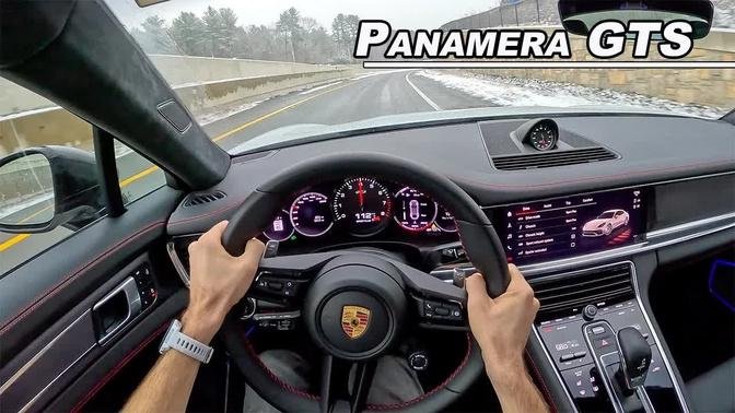 2022 Porsche Panamera GTS - Driving the V8 Twin Turbo Sleeper (POV Binaural Audio)