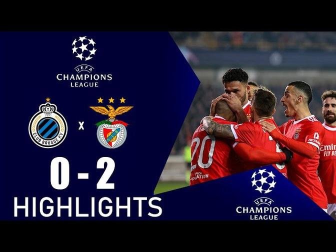 HIGHLIGHTS: CLUB BRUGGE - BENFICA | CHAMPIONS LEAGUE 22/23