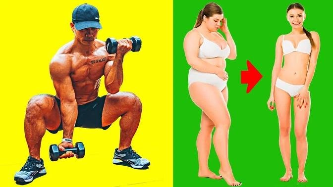 Effective weight loss with dumbbells at home