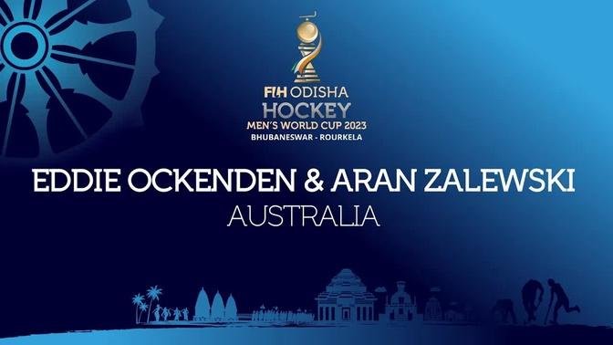 FIH Hockey Men's World Cup: Pre-tournament interview - E. Ockenden & A. Zalewski | AUS | #HWC2023