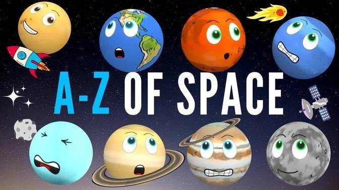 Space for Kids | Space and Solar System Comparison | abcd