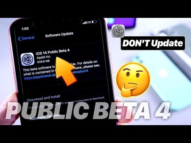 iOS 14 Public Beta 4 - DON’T Update YET!