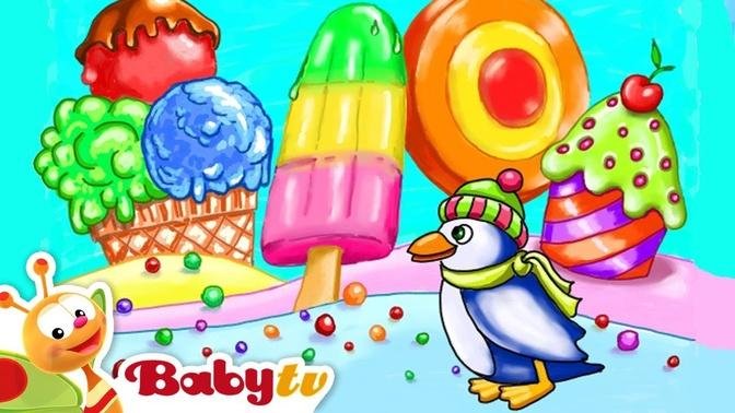 Pinguin & Rooster | Colors and Toys for Kids | BabyTV