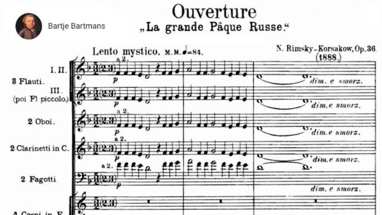 Nikolai Rimsky-Korsakov - Russian Easter Festival Overture, Op. 36 (1888)