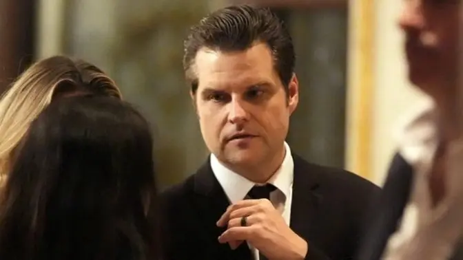 Trump stands behind Matt Gaetz