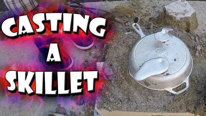 Casting An Aluminum Skillet From Start To Finish