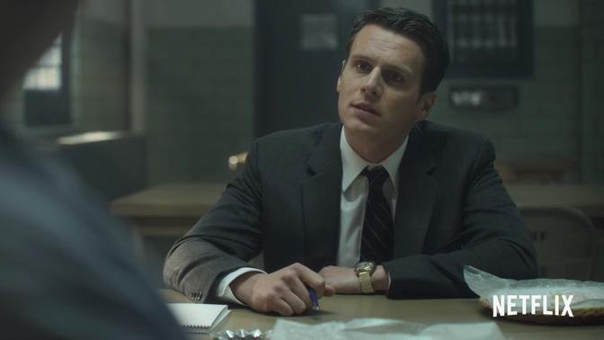 David Fincher interview on "Mindhunter" with Jonathan Groff and Holt McCallany (2017)