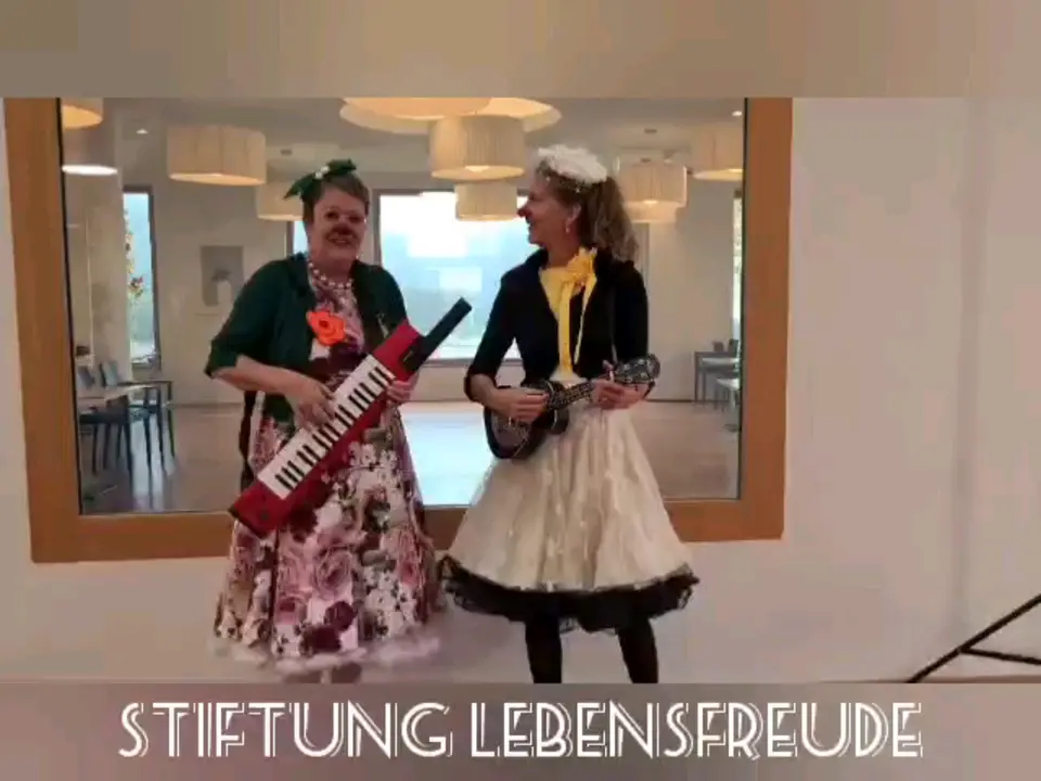 Trudi und Lotti von der Stiftung Lebensfreude