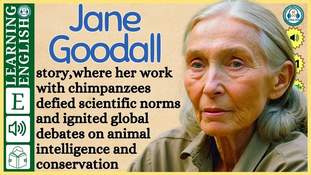 interesting story in English 🔥  Jane Goodall🔥 story in English with Narrative Story