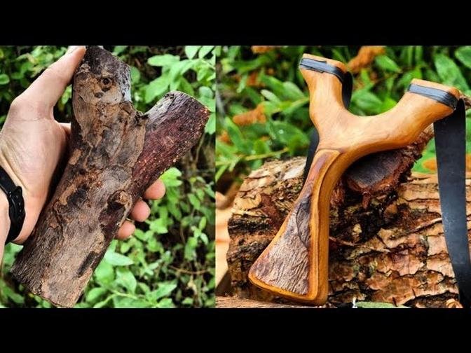 Making an Apple Wood Slingshot | Woodcraft