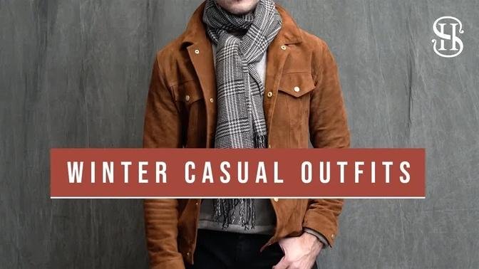 3 Casual Winter Outfits | Men's Fashion Winter Lookbook 2018