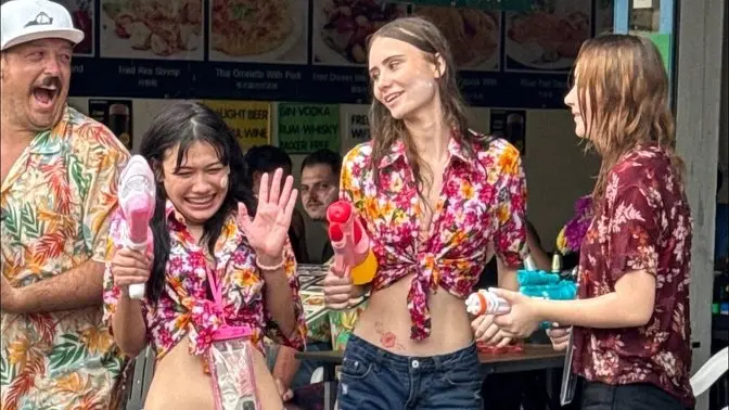 LIVE from Songkran in Chiang Mai 🇹🇭 – Thailand’s BIGGEST Water Fight!