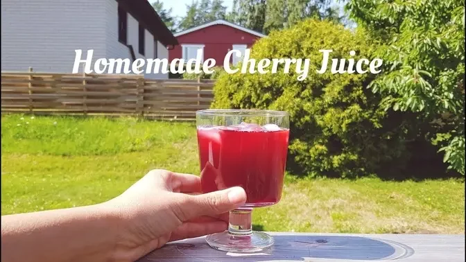 Homemade Cherry Juice