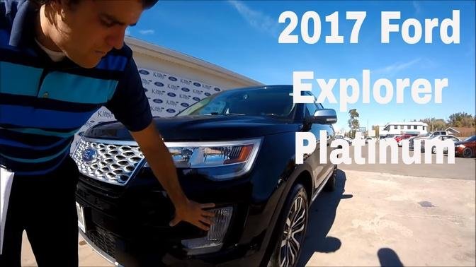 2017 Ford Explorer Platinum Ecoboost 4WD In Depth Walk Around | Videos ...