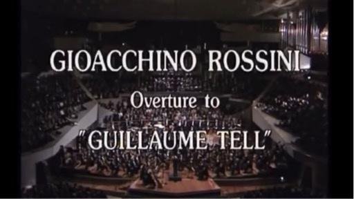 羅西尼《威廉·退爾》(片段）序曲/指揮：卡拉揚/柏林愛樂樂團演奏
