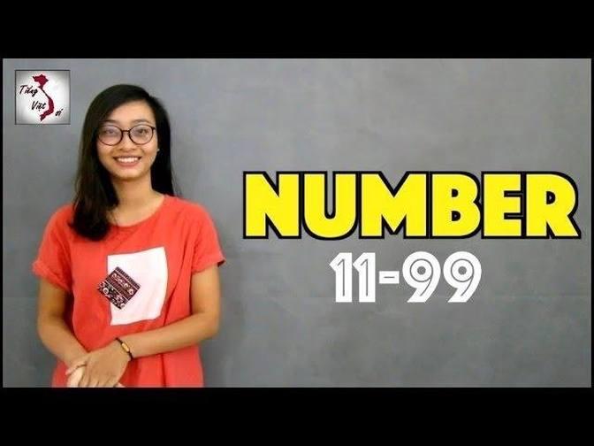 Learn Vietnamese with TVO | Numbers 11 - 99